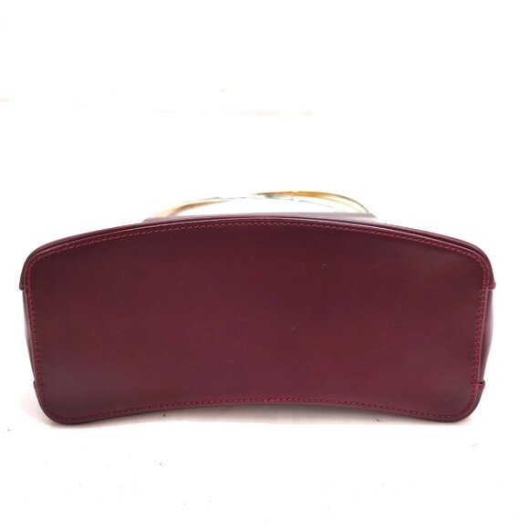 Cartier Hand Bag Bordeaux Leather mon-270-091125 - Picture 6 of 16